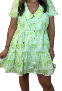 Taelynn - Palm Tree Dress