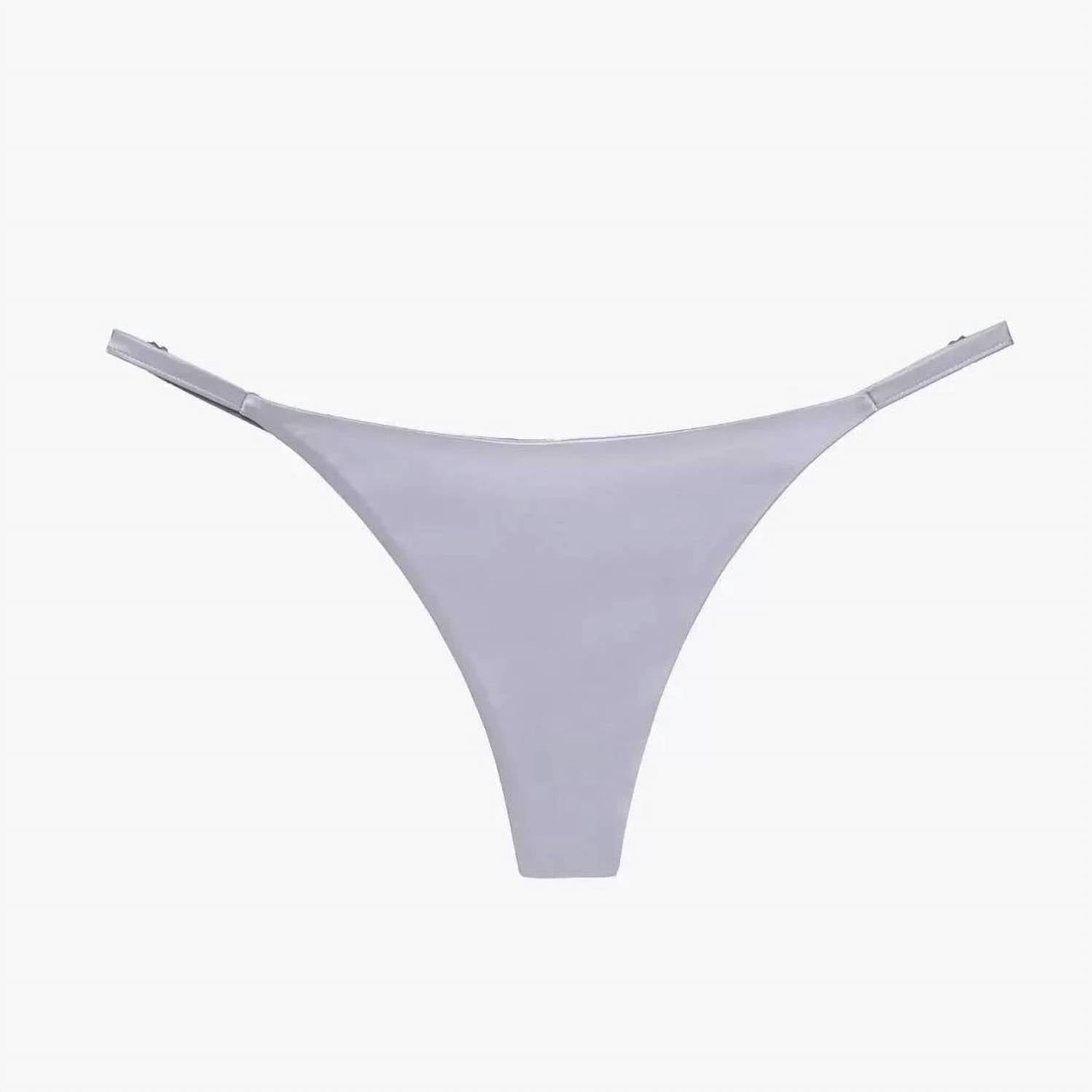 Ajour Women’s Praline G-string Bottom in ice grey - women's intimate