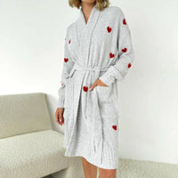 Splendid - Women's Pomona Fuzzy Hearts Robe