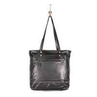 Myra Bag - Women's Slim Recycled Leather Tote Bag