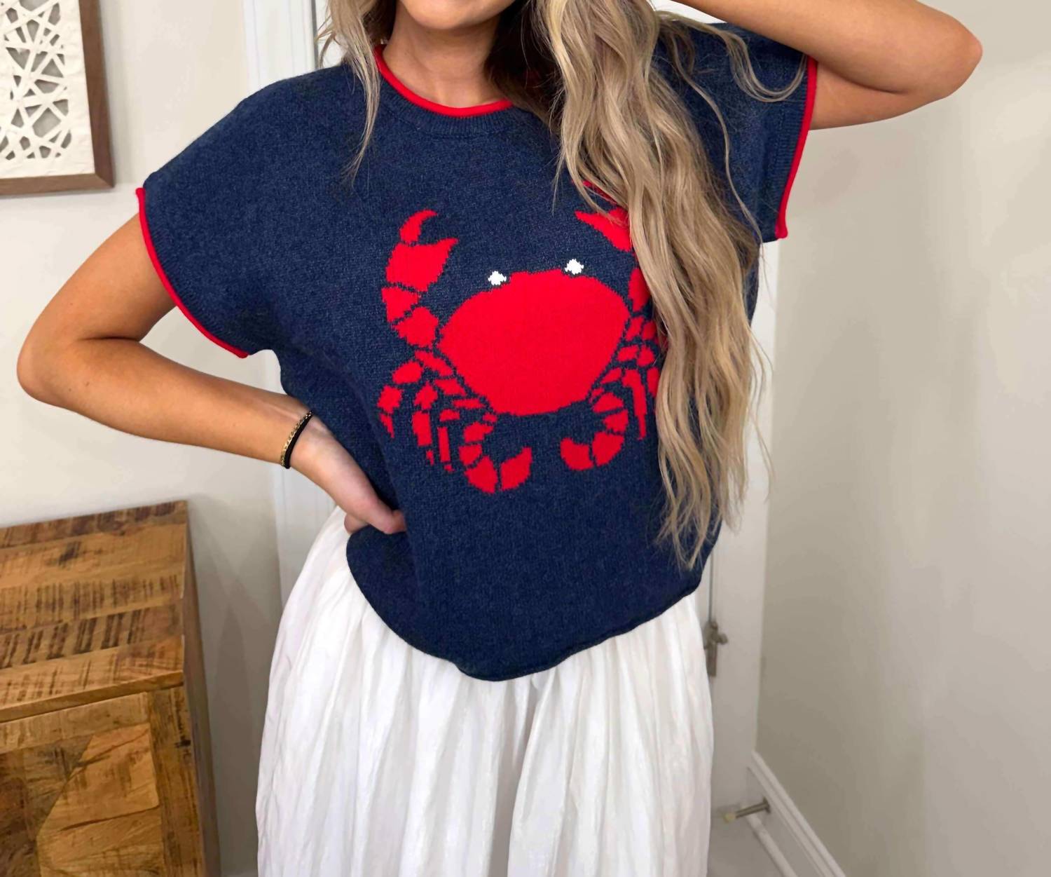 She + Sky - Coastal Crab Sweater