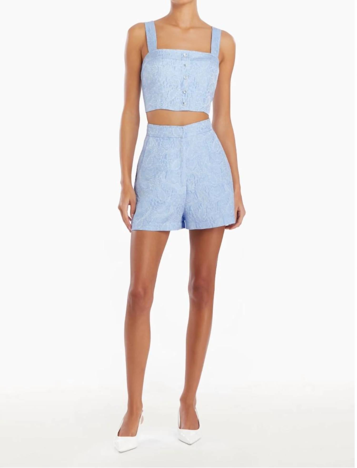 Amanda Uprichard - Spade Remington Brocade Top