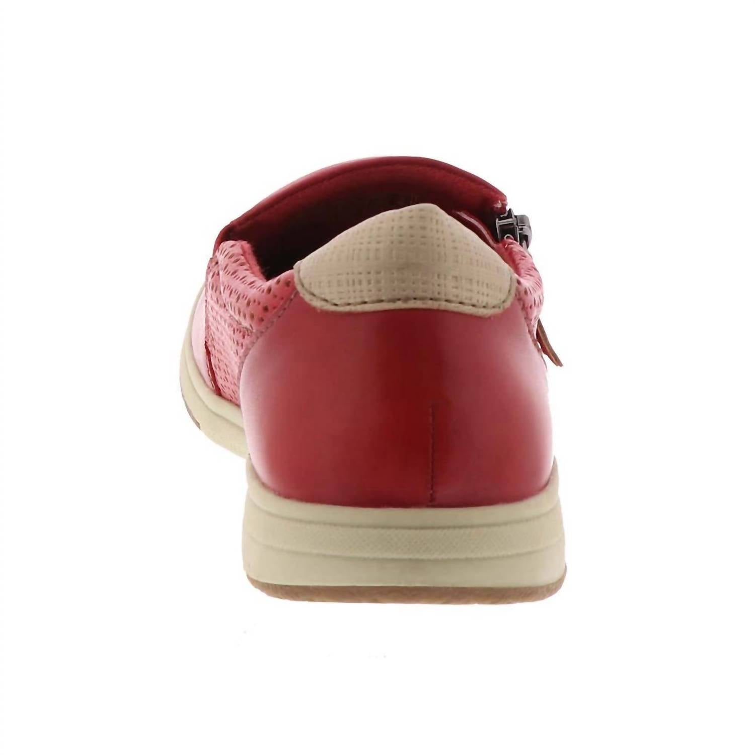 EARTH Women's Elsie Leather Slip On in red - women's sneaker - view 6
