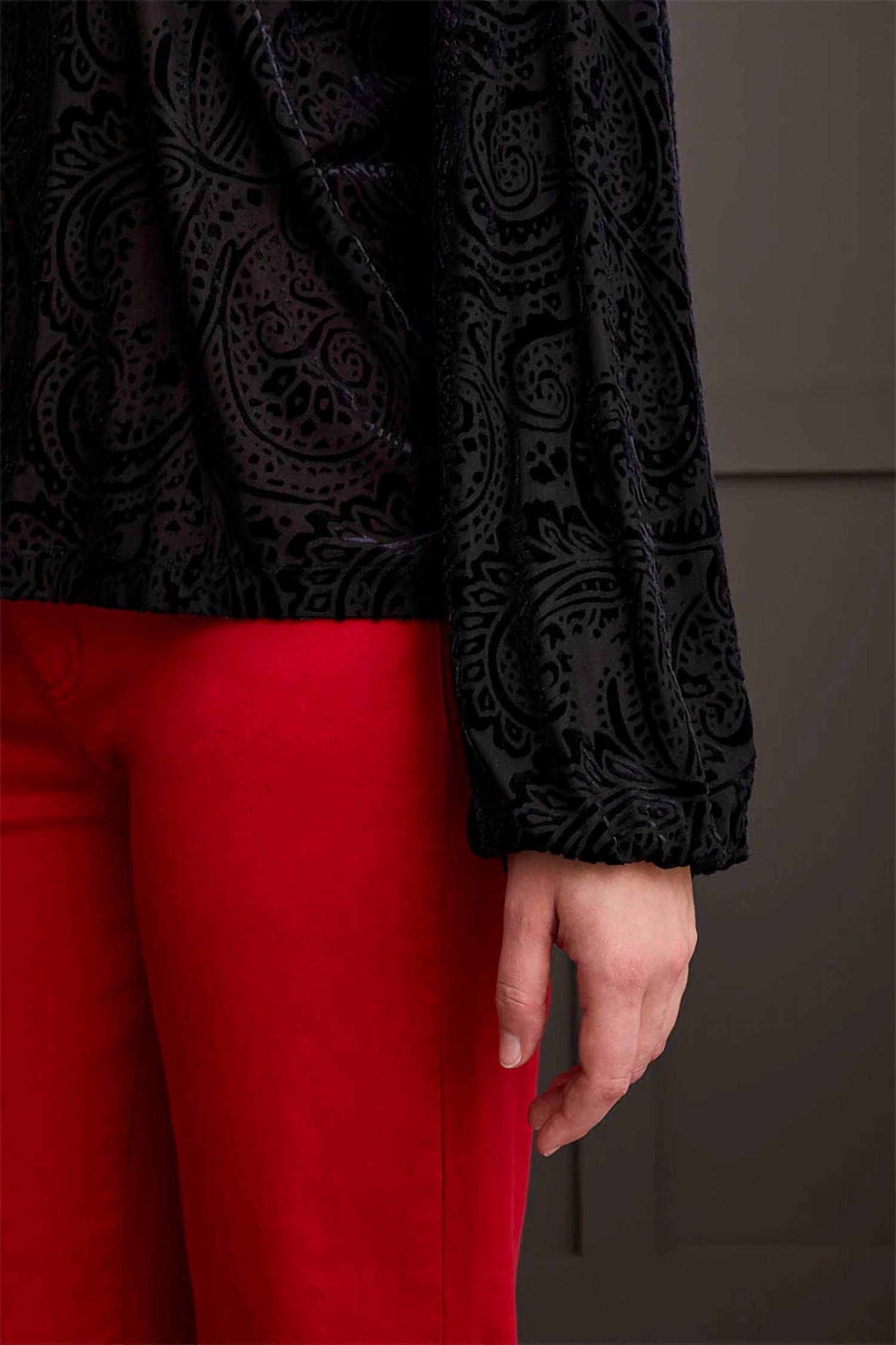 Tribal - Flare Top With Ruffle