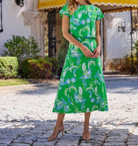 Jude Connally - Jeannette Stretch Poplin Midi Skirt