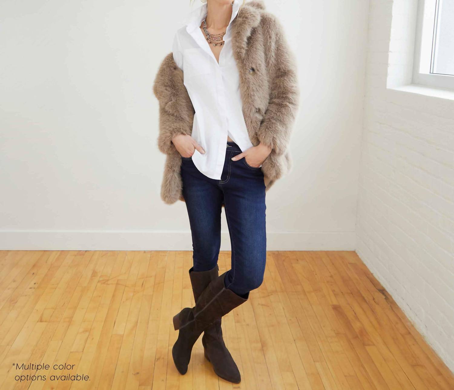 Coco + Carmen - Meredith Button-Up Boyfriend Shirt