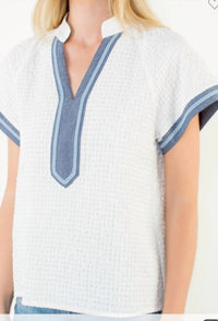 Thml - Short Sleeve Textured Top