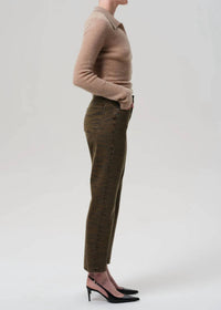 Citizens of Humanity Women's Blaine Straight Pants in olivine zebra - women's pants - view 4