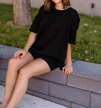 Charlotte Avery - Everly Oversized Tee & Short Set