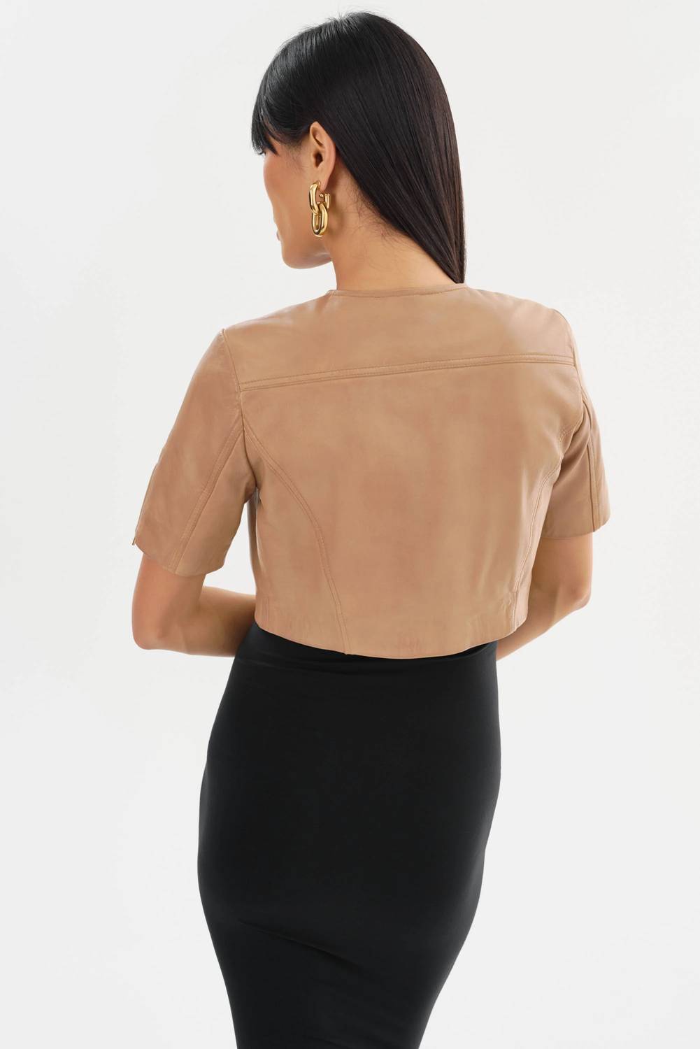 Lamarque - Kirsi Cropped Biker Jacket