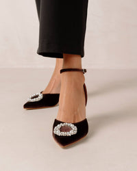Alohas - Cinderella Crystal Embellished High-Heel Pumps