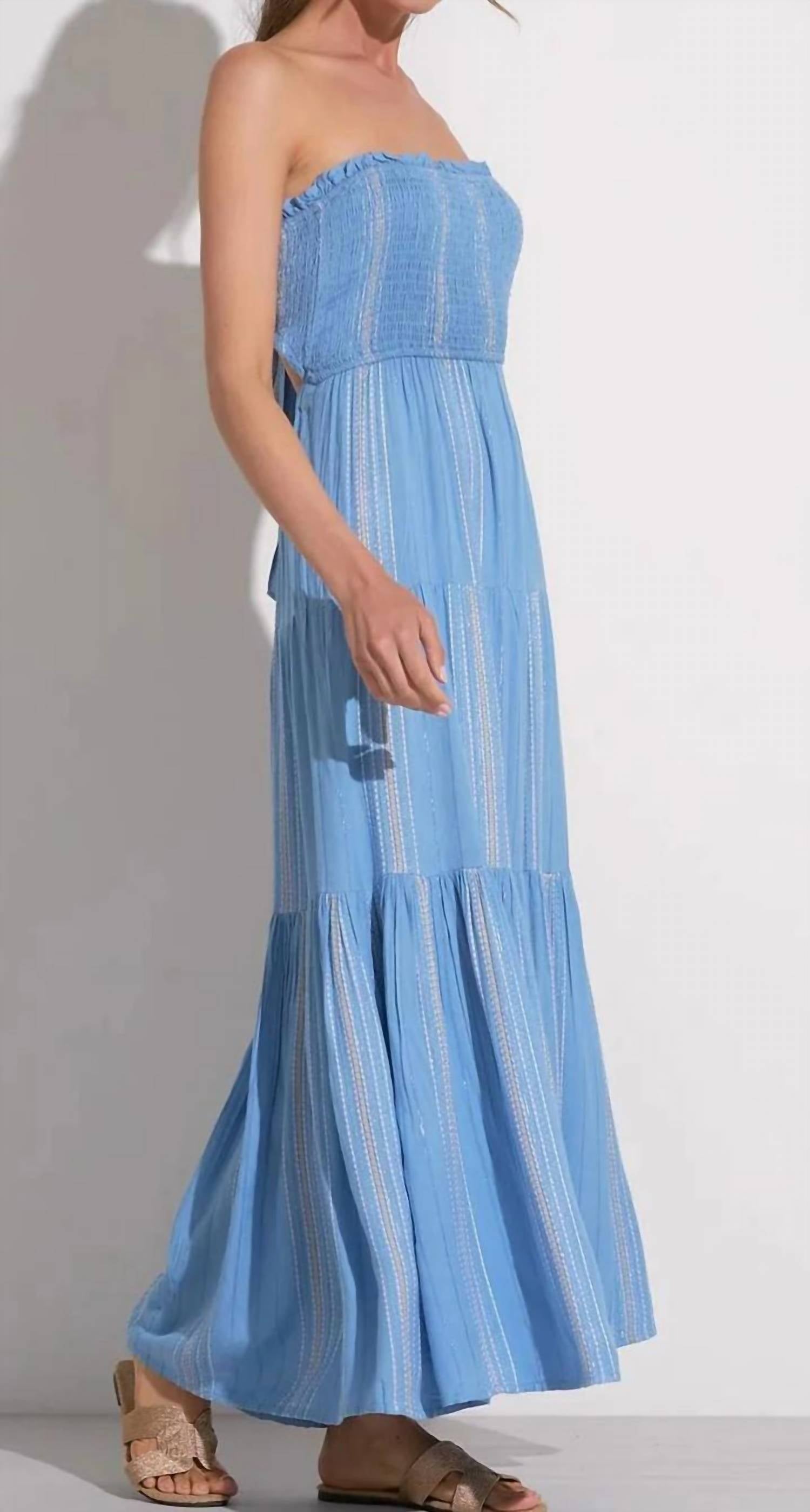Elan - Aria Strapless Midi Dress