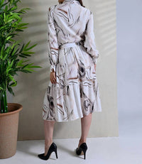 Roslyn - Swirl Print Skirt Set