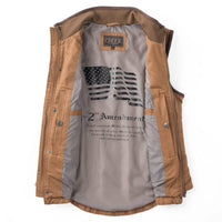 Madison Creek Outfitters Vista Conceal Carry Vest in tan - women's jacket - view 5