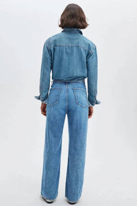 Rag & Bone - Phoebe Drawstring Wide Jeans