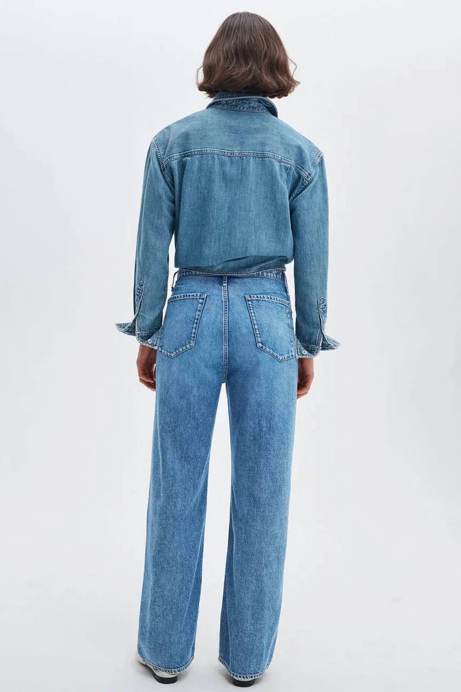 Rag & Bone - Phoebe Drawstring Wide Jeans