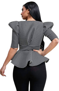 Sylemac - Striped Super Tech Tie Front Top