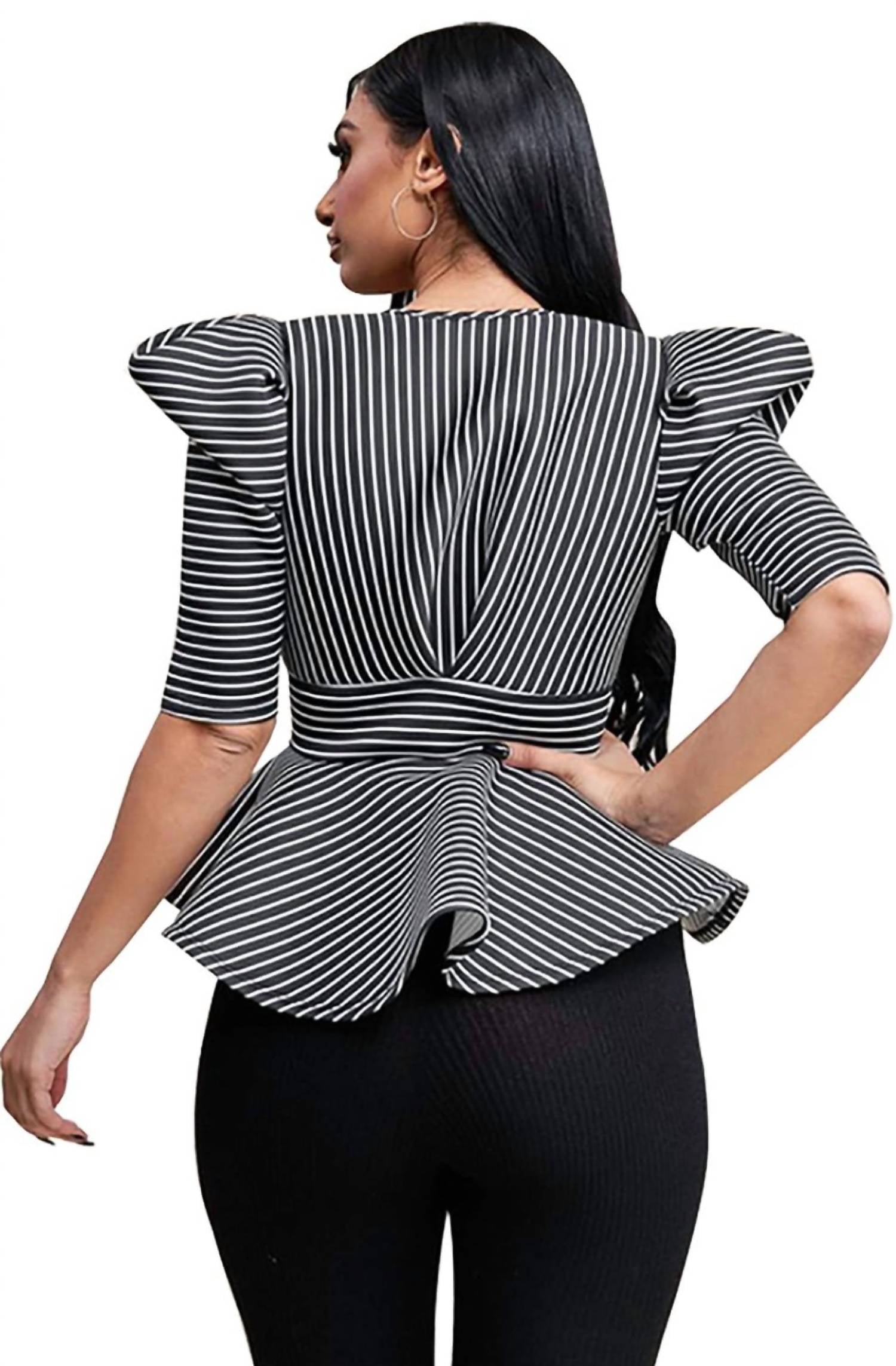 Sylemac - Striped Super Tech Tie Front Top