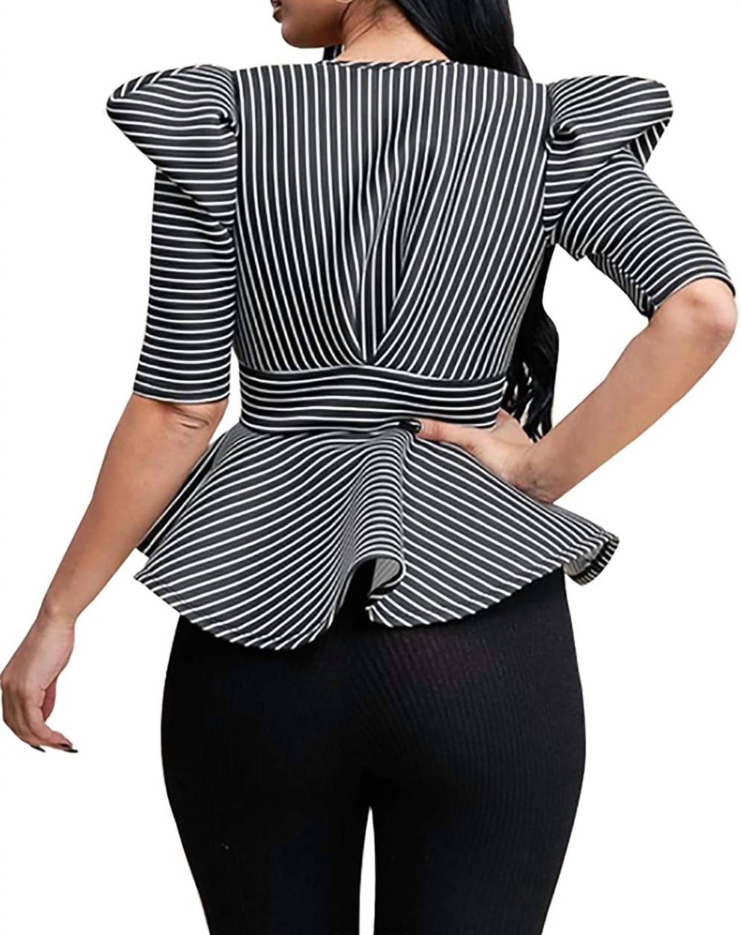 Sylemac - Striped Super Tech Tie Front Top