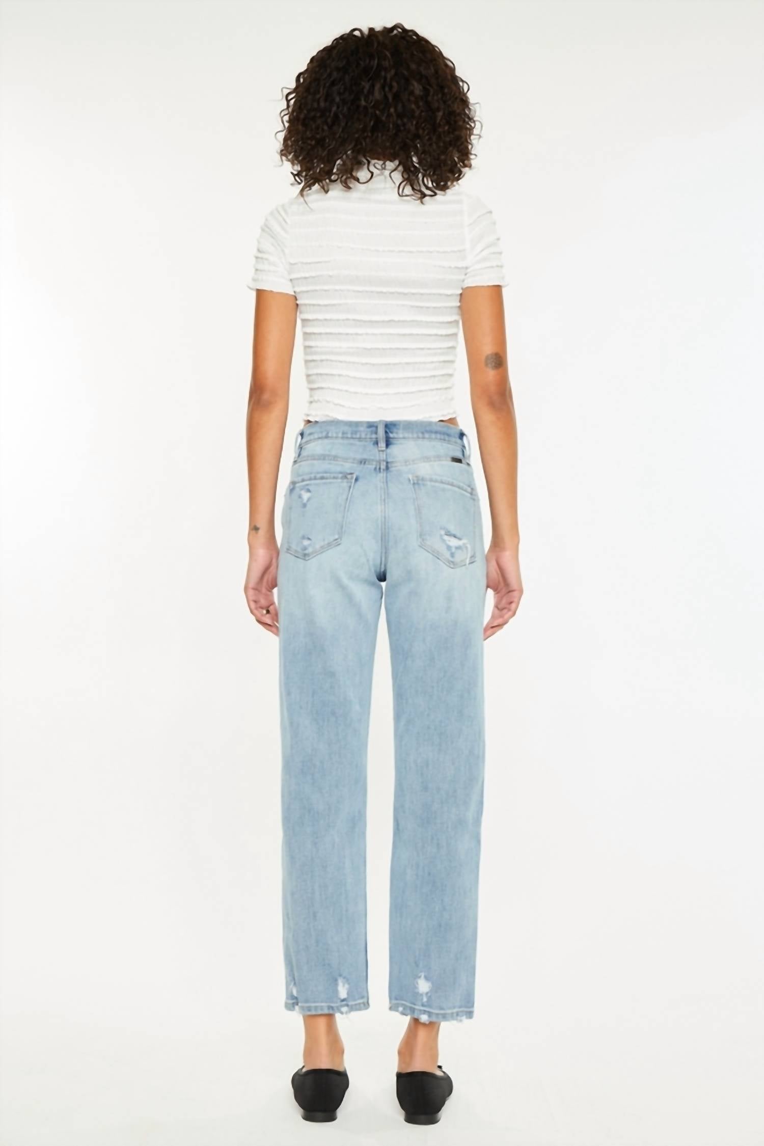 Kancan - High Rise Straight Jean