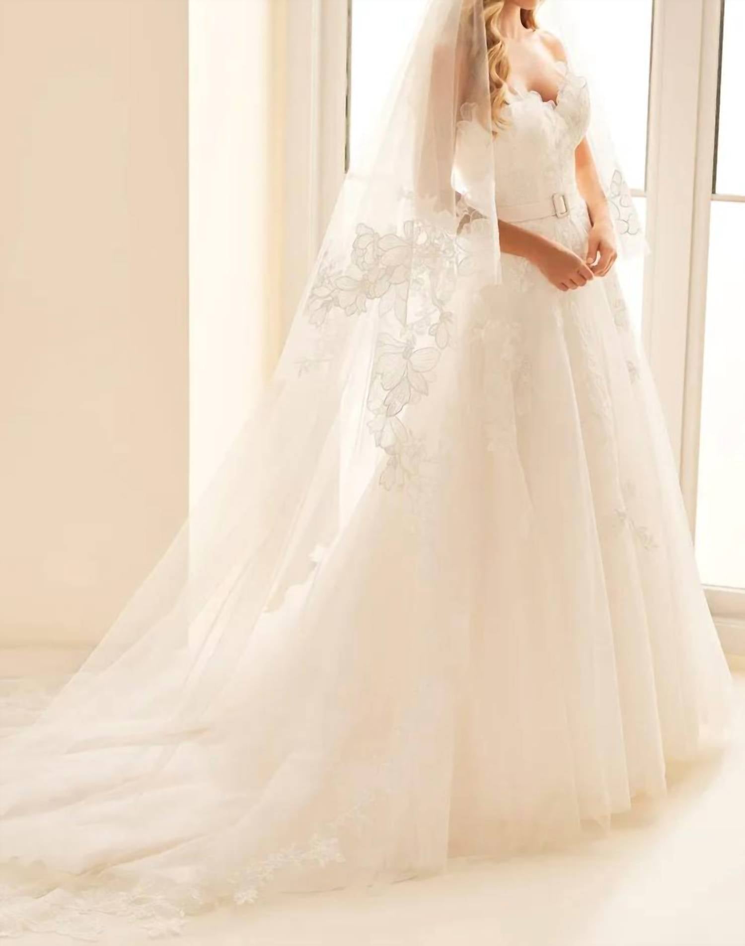 Enchanting By Mon Cheri - Strapless A-line Wedding Dress