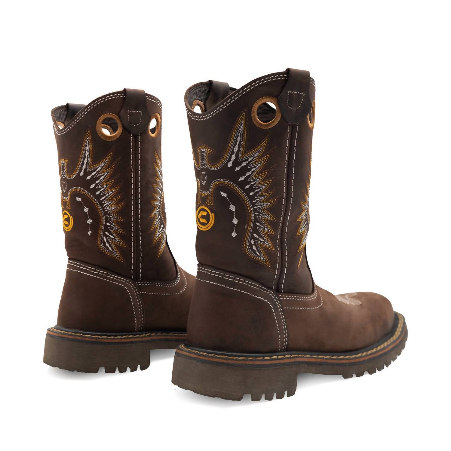 Pradera - Men's Tracker Vintage Safety Toe Work Boots