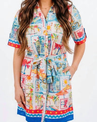 Joy Joy - Placket Shirt Dress