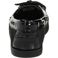 Sebago Women's Coast Two Eye Quilted Boat Shoes in black - women's flats - view 5