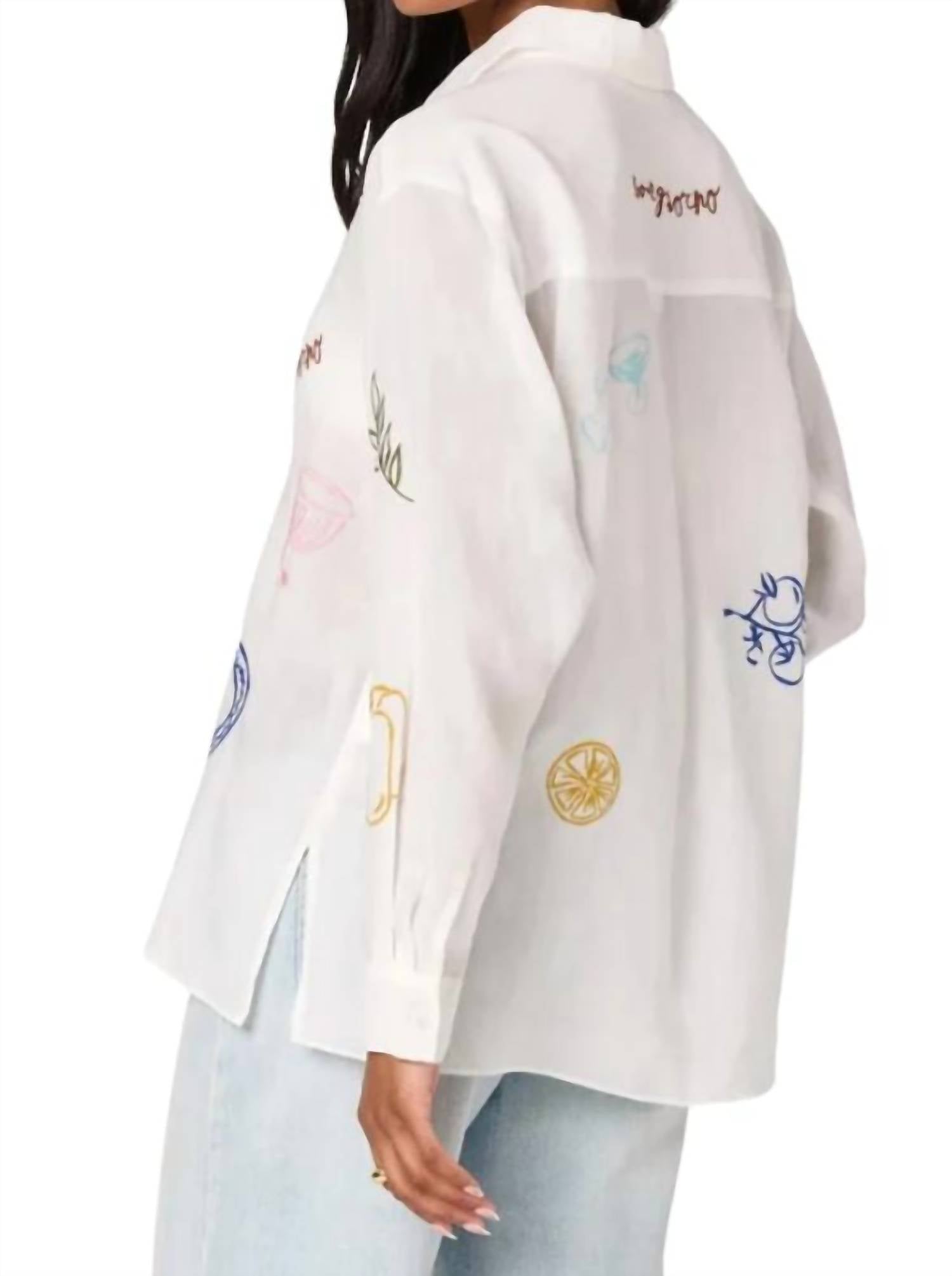 Astr - Trace Embroidered Shirt