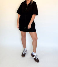 Entro - The Essential Half-zip Mini Dress