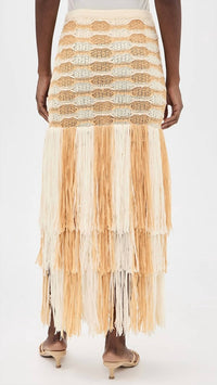 Ulla Johnson - Giulietta Fringe Knit Skirt