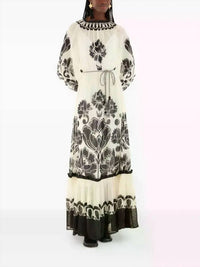 Farm Rio - Floral Arabesque Maxi Dress