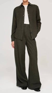 Dl1961 - Women'S - Denim Hepburn Wide Leg High Rise Pleated Pants