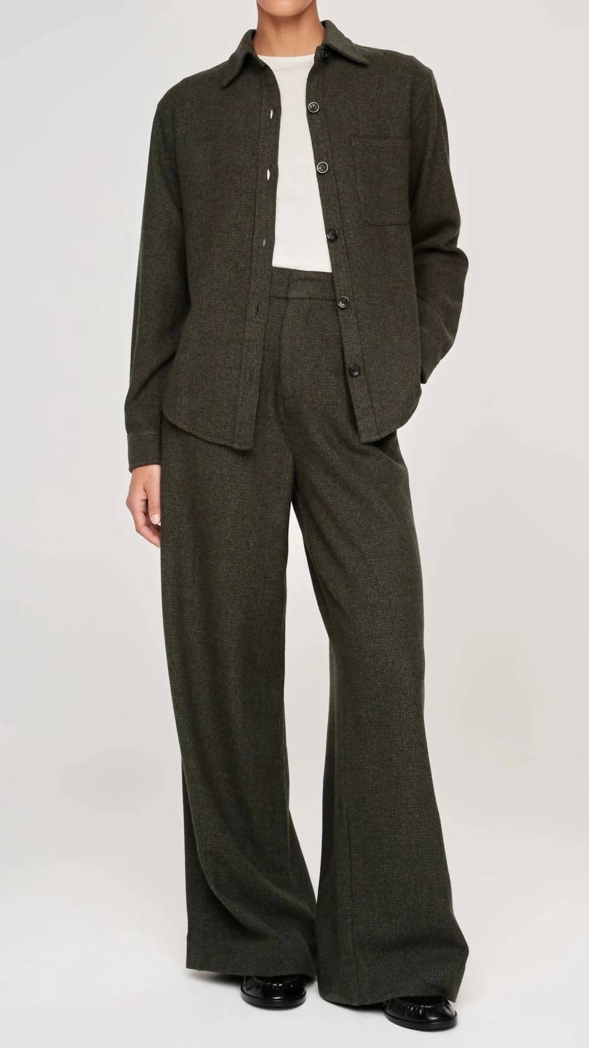 Dl1961 - Women'S - Denim Hepburn Wide Leg High Rise Pleated Pants