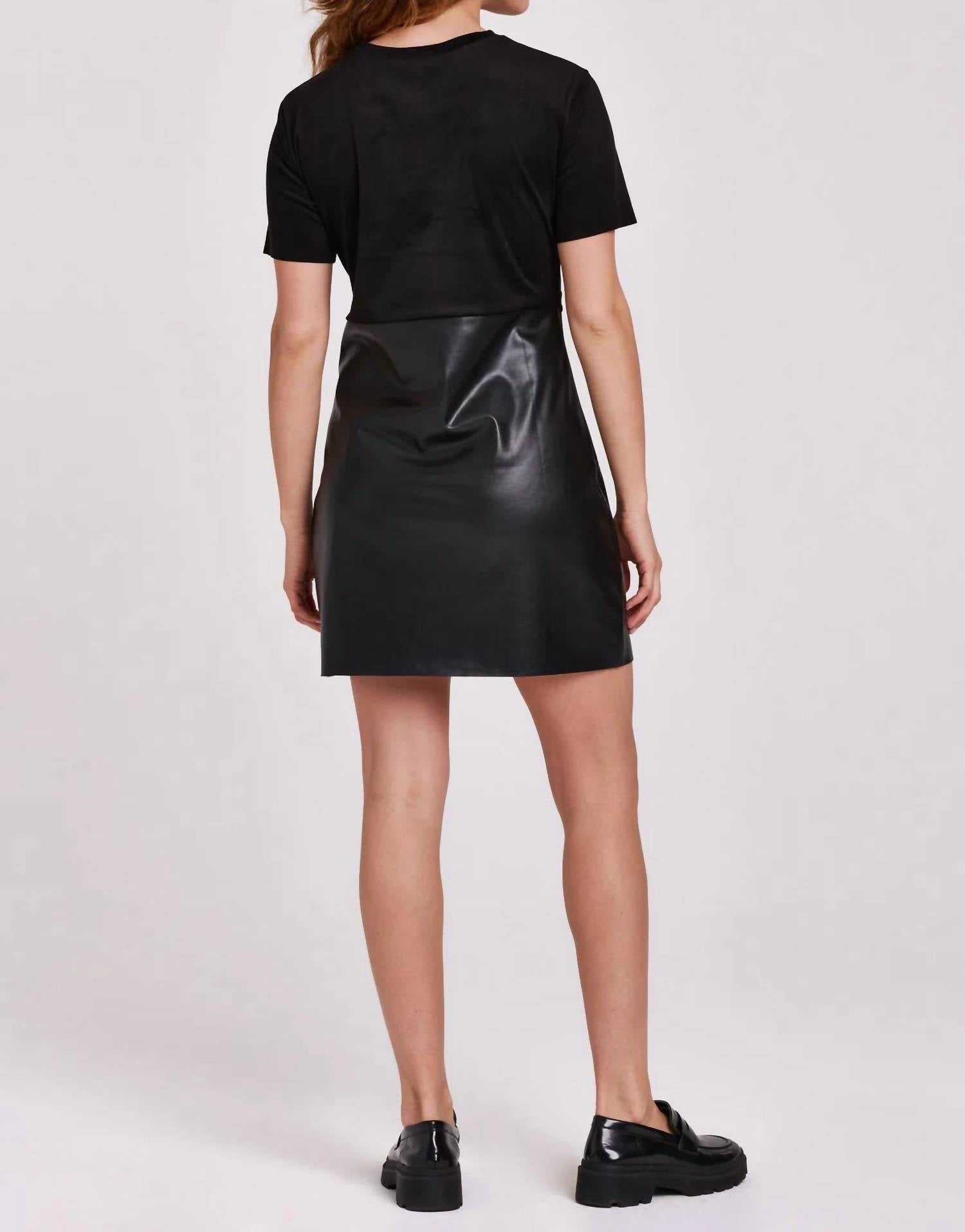 Another Love - Valencia Mix Media Mini Dress