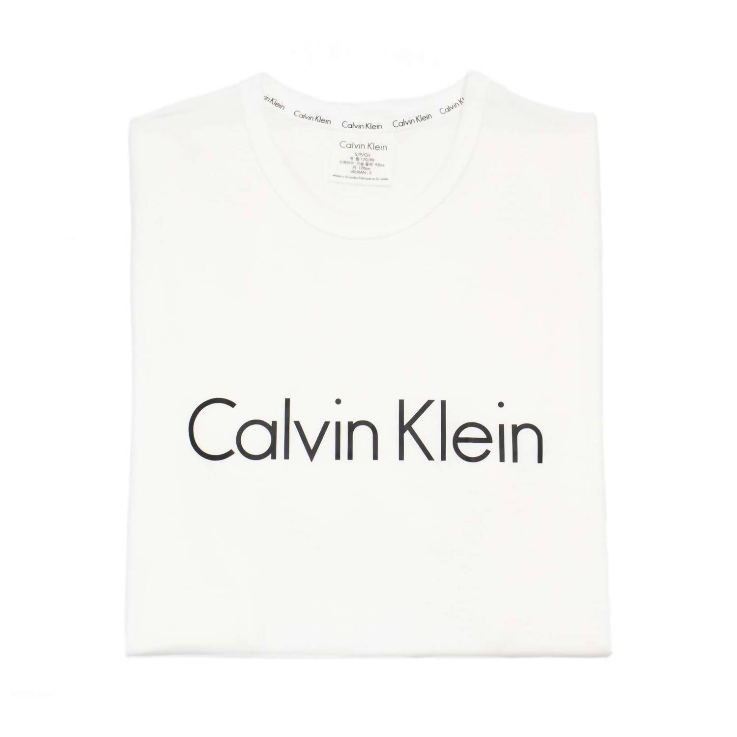 Calvin Klein - Men's Comfort Cotton Logo Crew Neck T-shirt