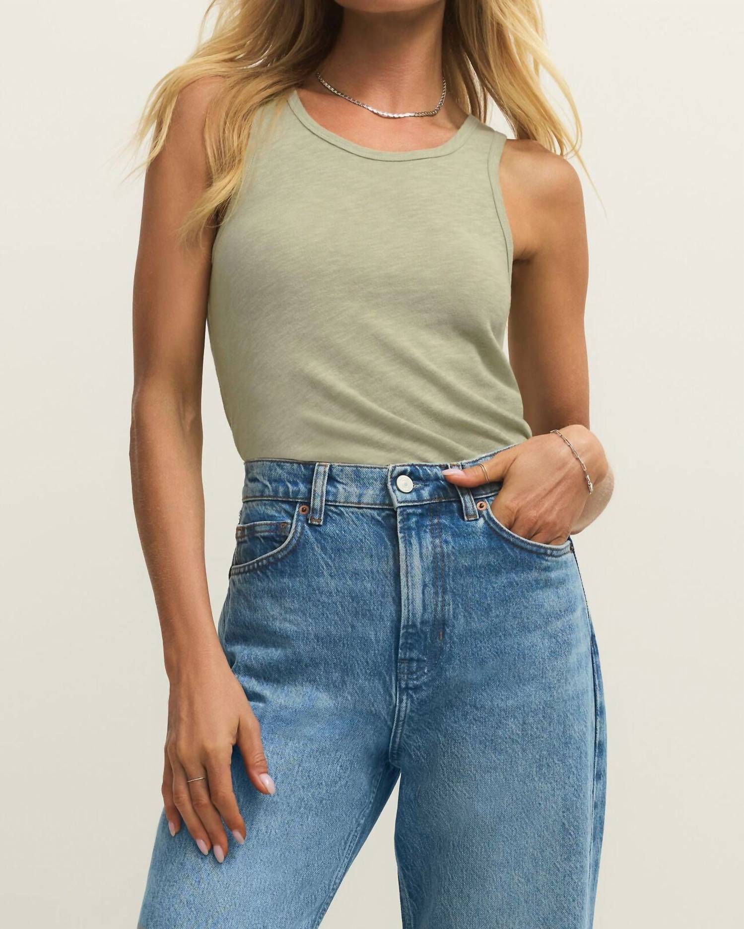 Z Supply - Women's Classic Slub Scoop Tank Top