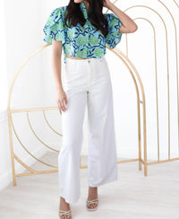 Z Supply - Mia Loose Wide Leg Denim Pant