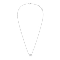 Diana M Jewels - Women's 10.00 Diamond Solitaire Emerald Cut Pendant
