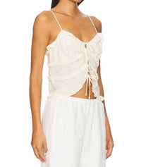 Astr - Islah Tie-front Top