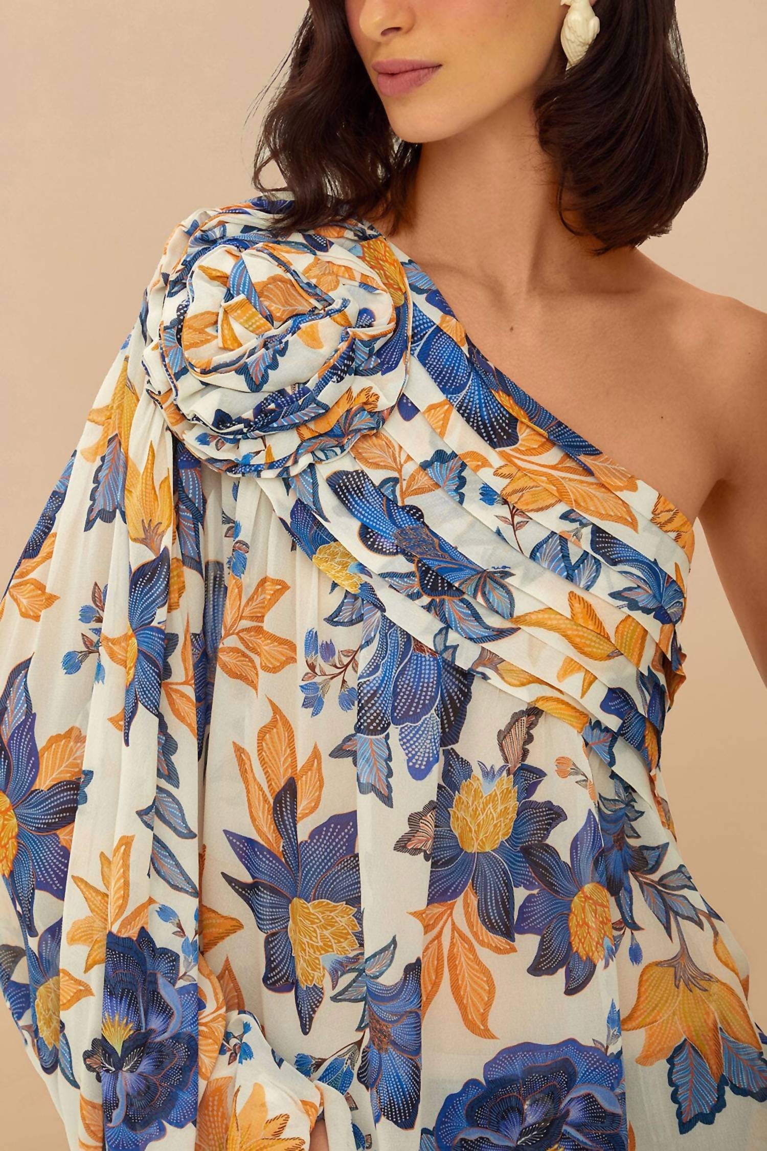 Farm Rio - SUMMER FLOWERS ROSE BLOUSE