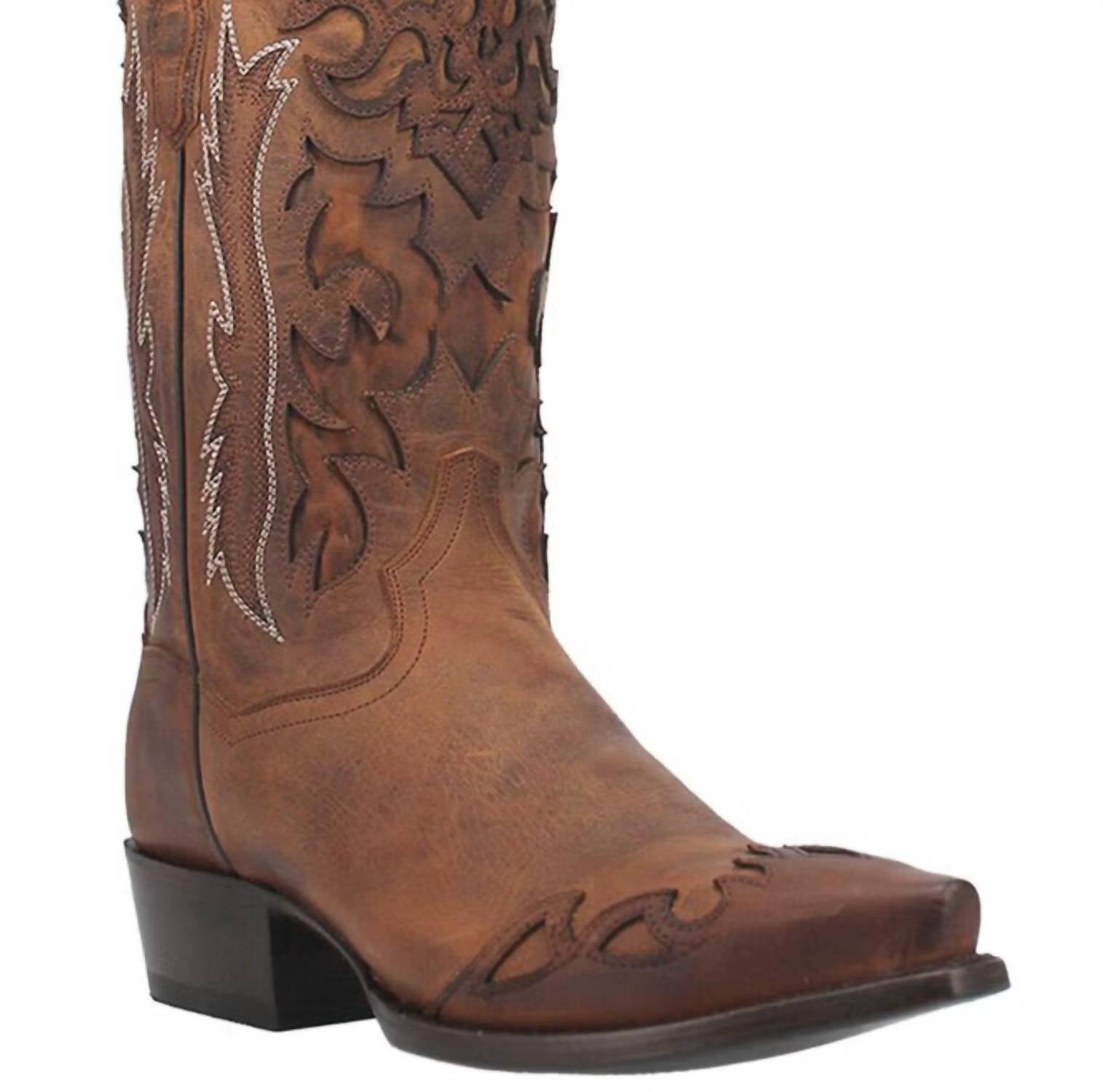 Dan Post. - Men's Denton All-over Overlay Western Boots