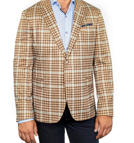 Colton Plaid Stretch Blazer