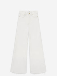 Frame - Le Palazzo Crop Raw After Jeans