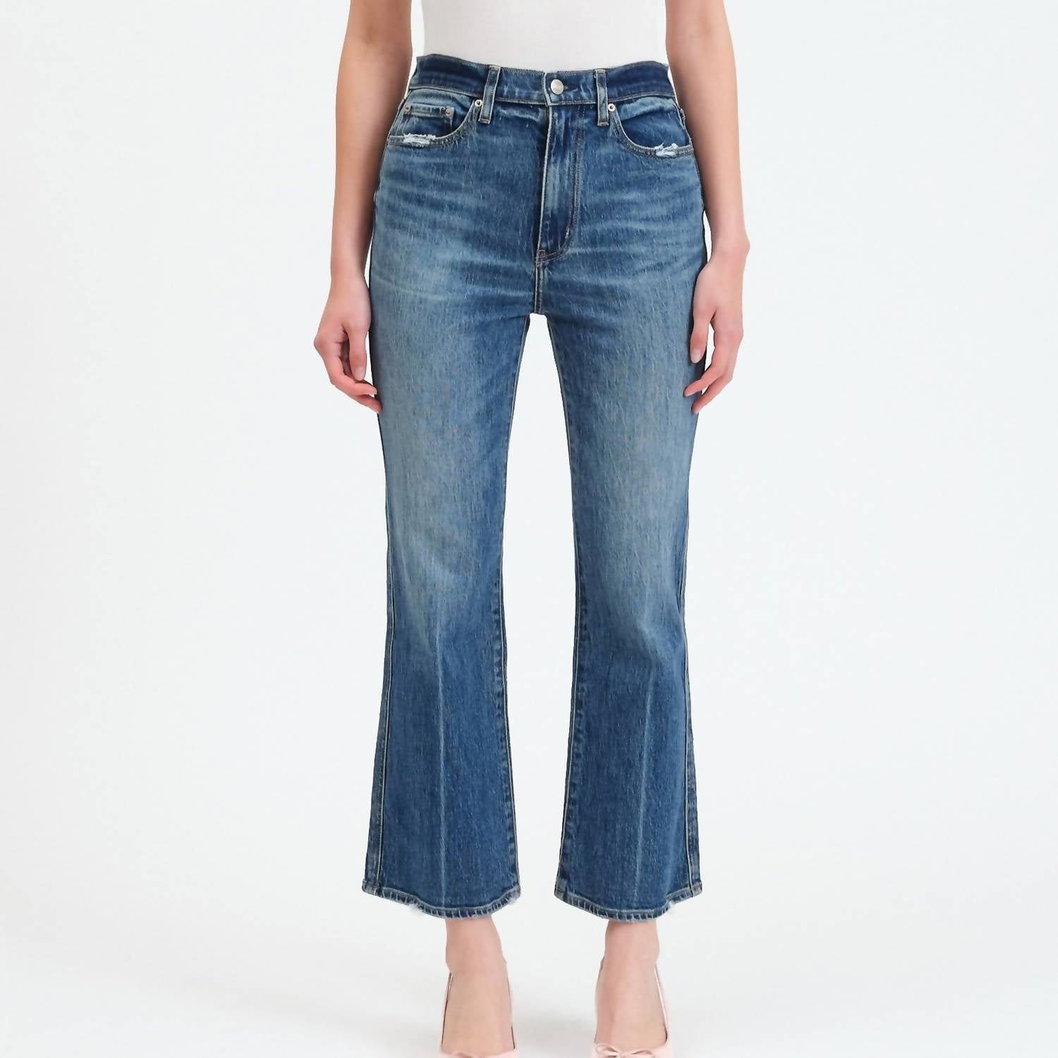 Daze - Women's Soho High Rise Ankle Flare Jeans