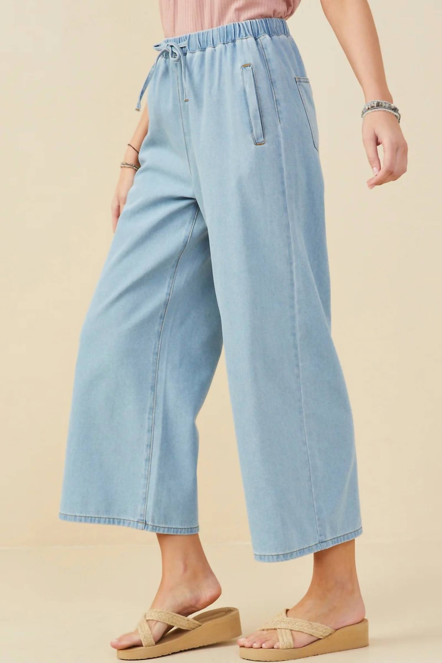 Hayden La - Drawstring Lightweight Jeans