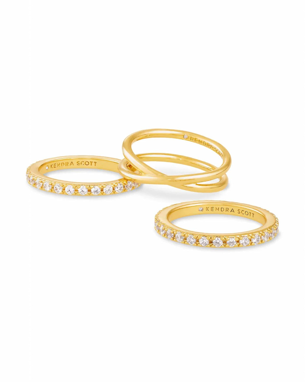 Kendra Scott - Women's Livy Ring - Set Of 3
