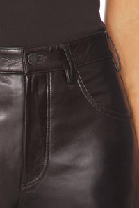 Nili Lotan - Women's Joan Leather Pant