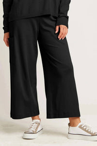 Planet By Lauren G. - Pima Cotton Crop Gaucho Pants