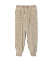JAMES PERSE Women's Uneven Cord Mixed Media Pants in faint pigment - women's pants